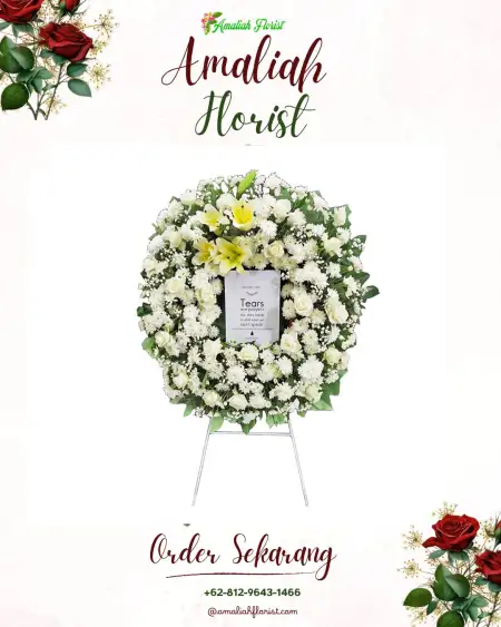 Krans Bunga Duka Tompaso Barat